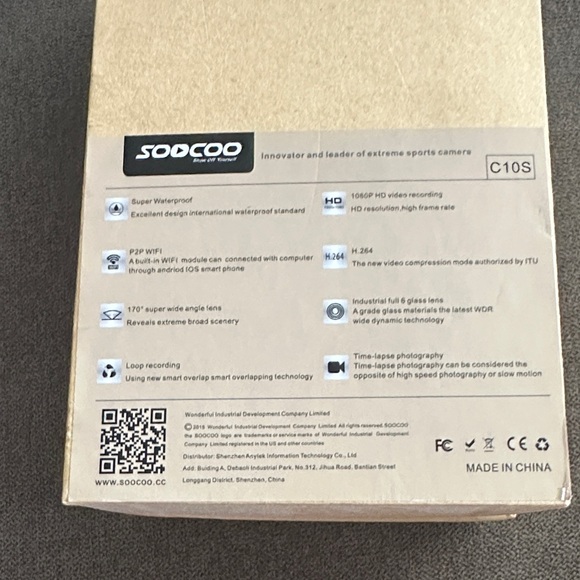 SOOCOO Action Camera Set - Picture 8 of 9